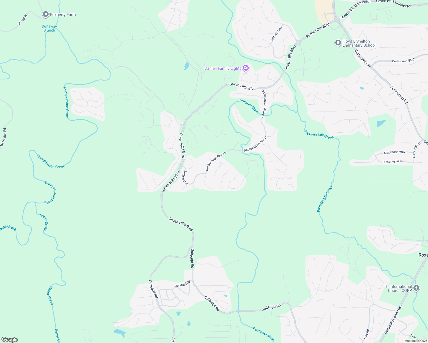 map of restaurants, bars, coffee shops, grocery stores, and more near 156 Starry Night Way in Dallas