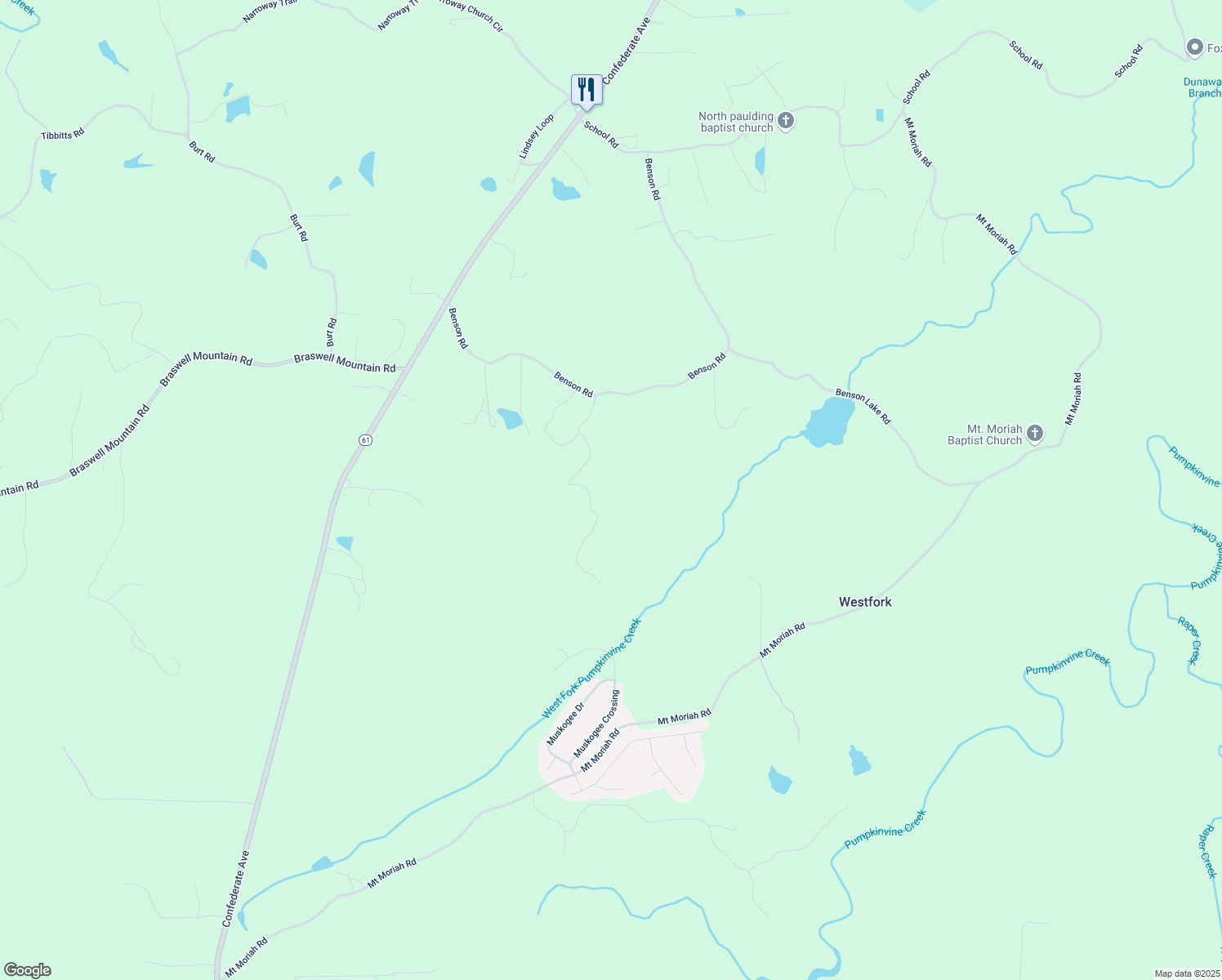 map of restaurants, bars, coffee shops, grocery stores, and more near Unnamed Road in Dallas
