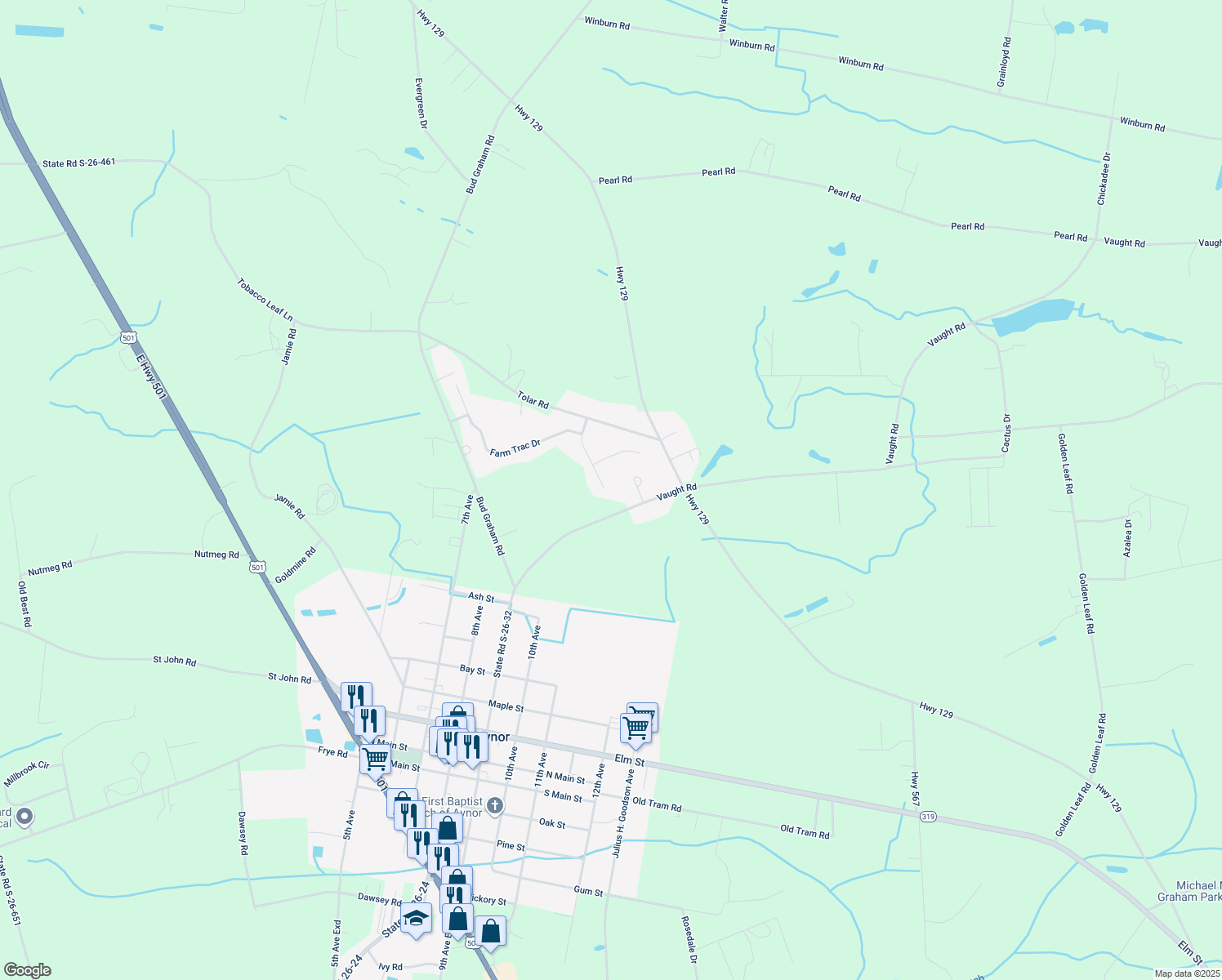 141 Old English Road, Galivants Ferry SC Walk Score