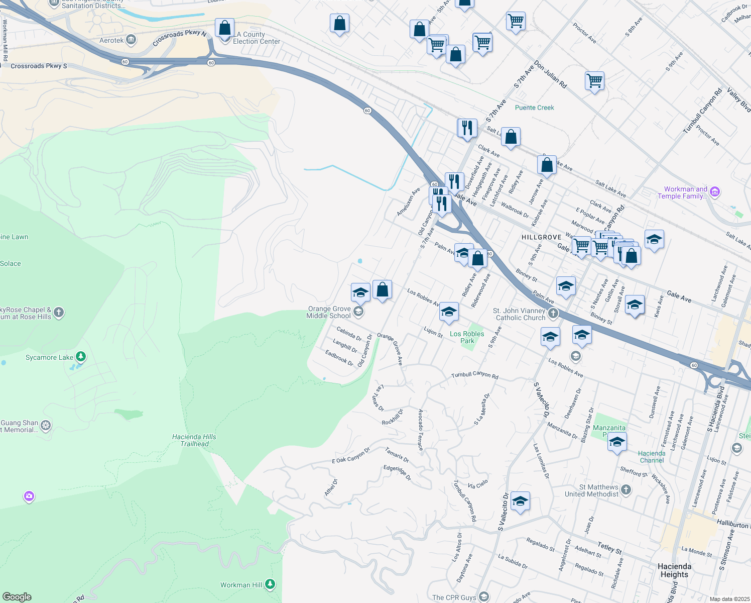 1554 Folkstone Avenue, Hacienda Heights CA Walk Score