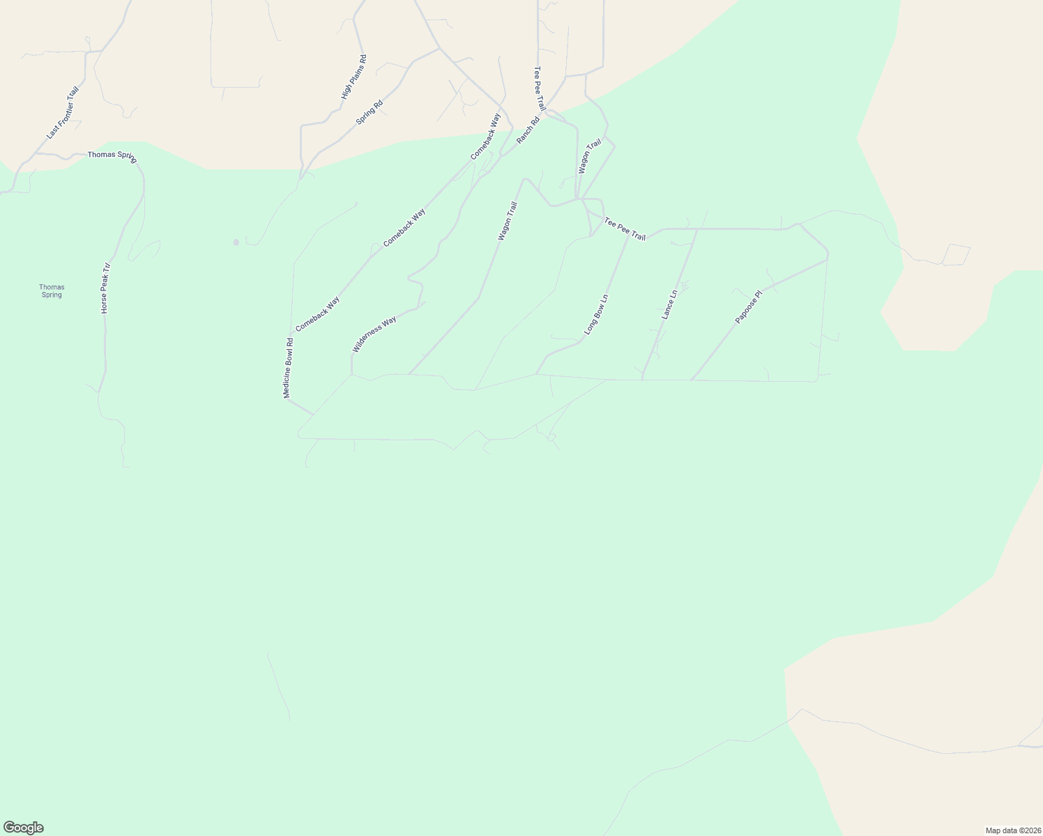 map of restaurants, bars, coffee shops, grocery stores, and more near 11 Wilderness Circle in Datil