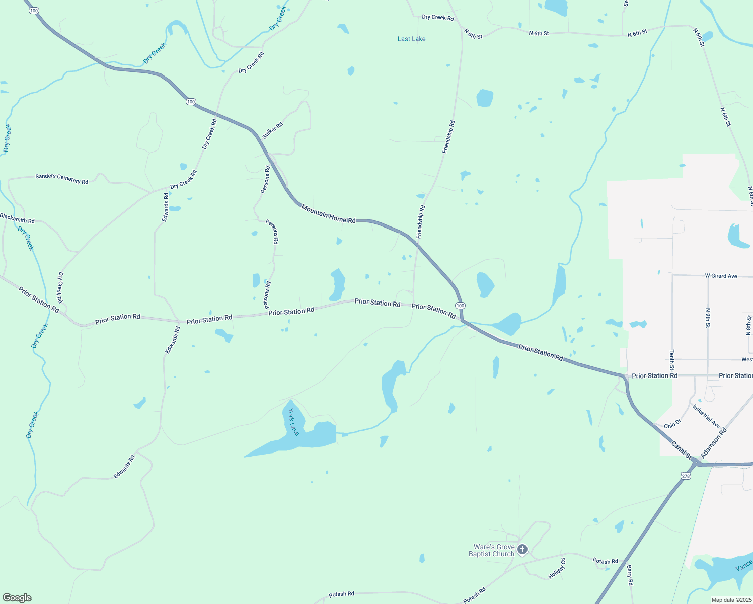 map of restaurants, bars, coffee shops, grocery stores, and more near 1050 Prior Station Rd in Cedartown