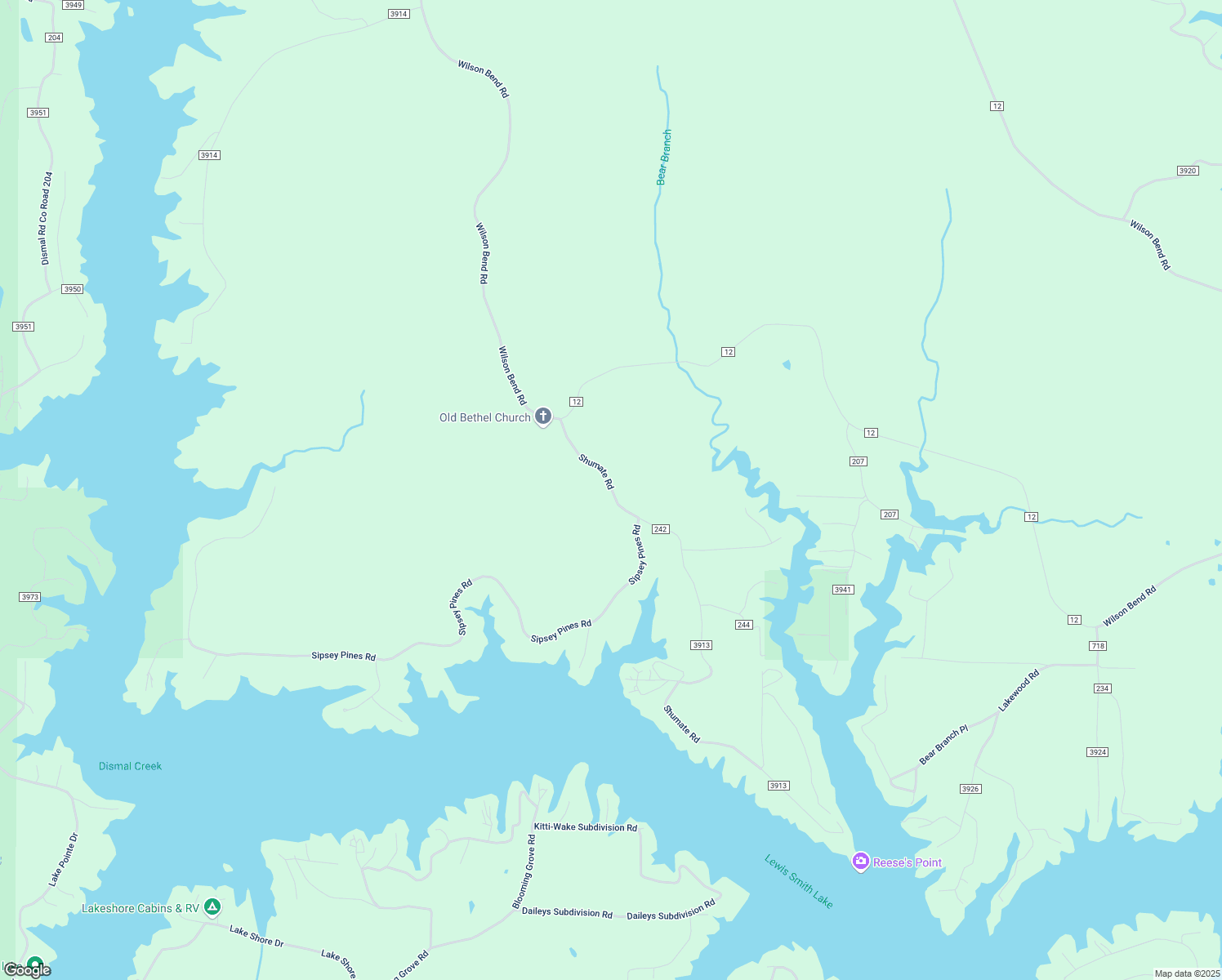 map of restaurants, bars, coffee shops, grocery stores, and more near County Road 3928 in Arley