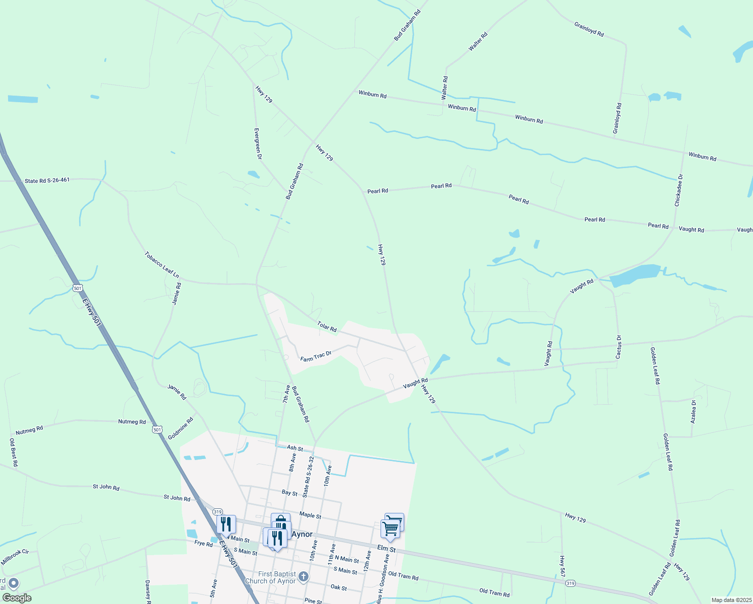 2300 Highway 129, Galivants Ferry SC Walk Score