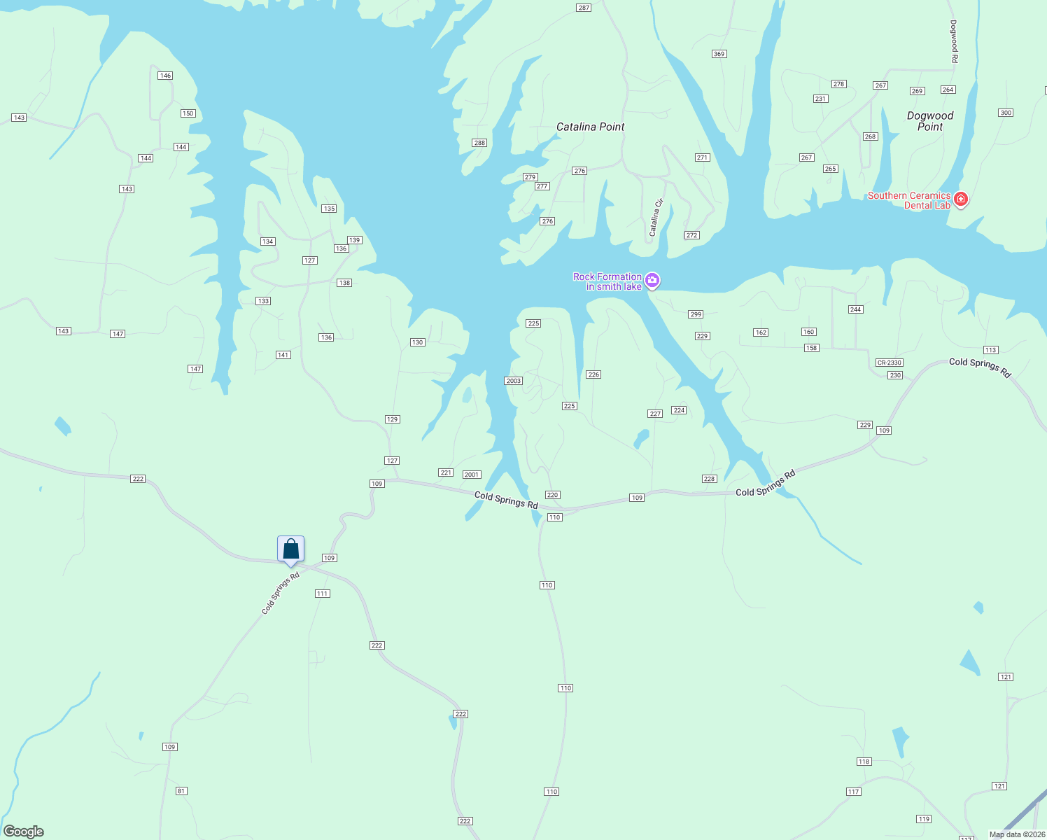 map of restaurants, bars, coffee shops, grocery stores, and more near 180 County Road 220 in Cullman
