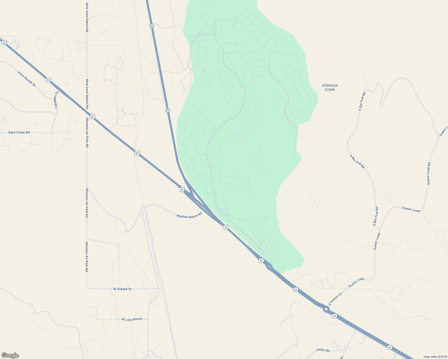 map of restaurants, bars, coffee shops, grocery stores, and more near 3385 Rising Sun Ridge in Wickenburg