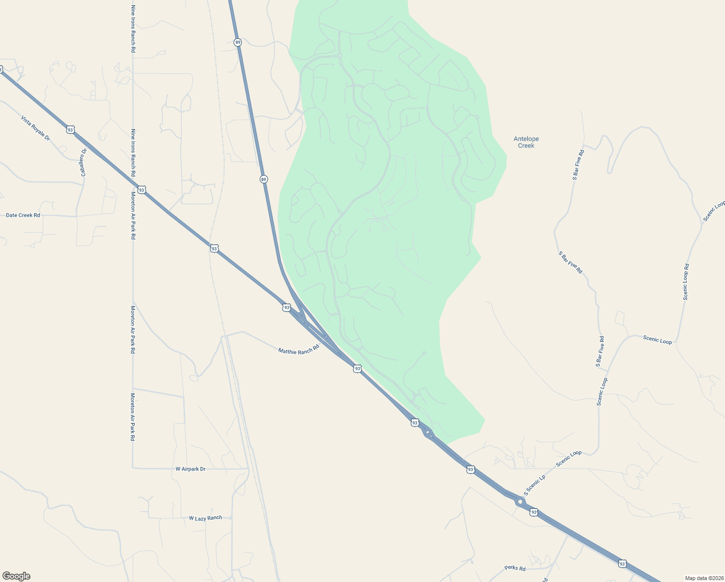 map of restaurants, bars, coffee shops, grocery stores, and more near 3385 Rising Sun Ridge in Wickenburg