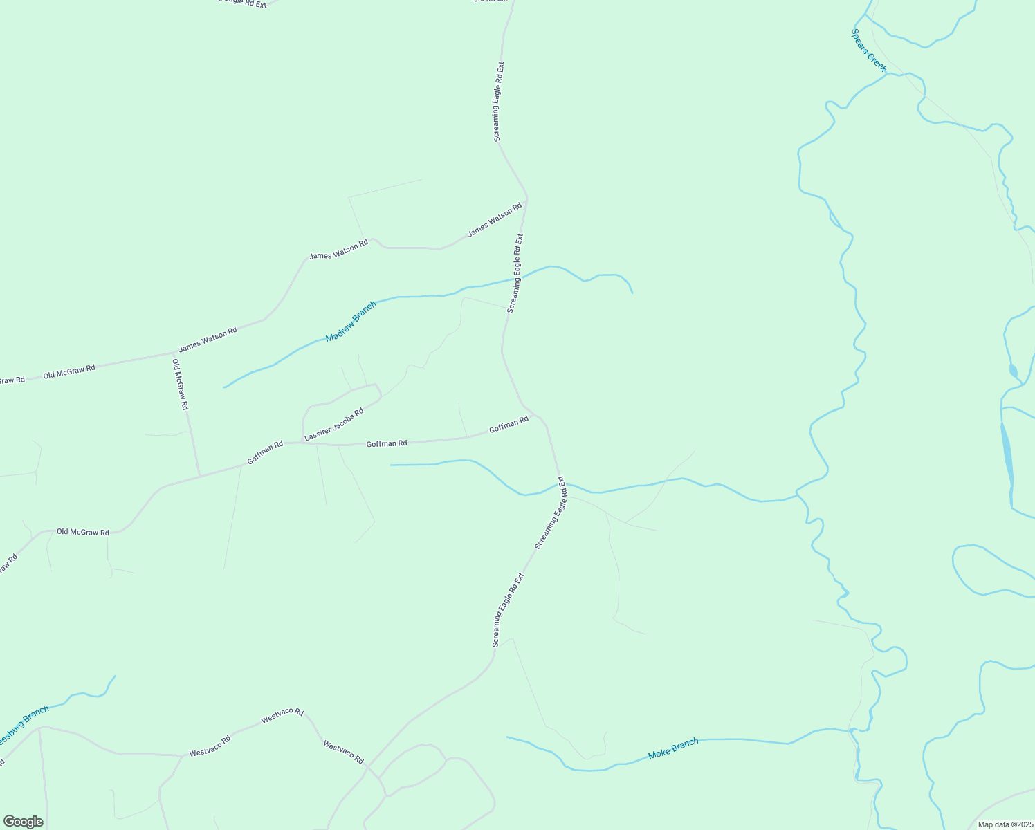 map of restaurants, bars, coffee shops, grocery stores, and more near 1357 Goffman Road in Eastover