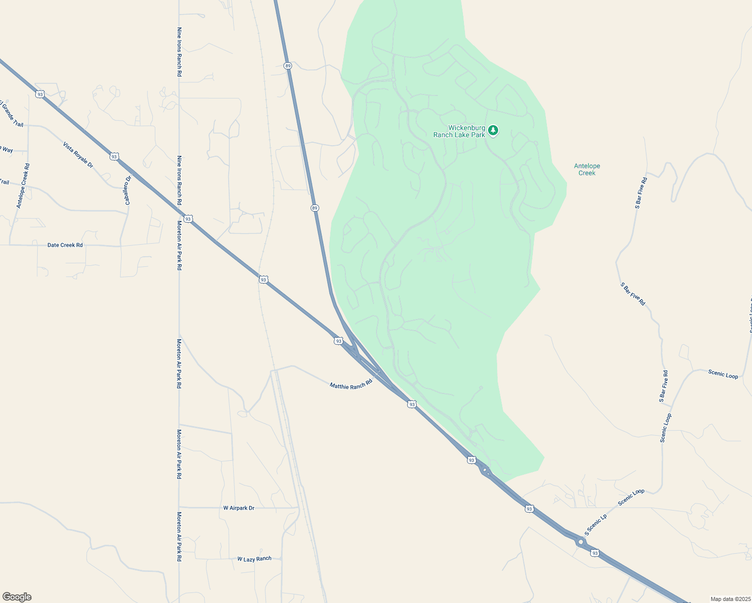 map of restaurants, bars, coffee shops, grocery stores, and more near 2865 Goldmine Canyon Way in Wickenburg