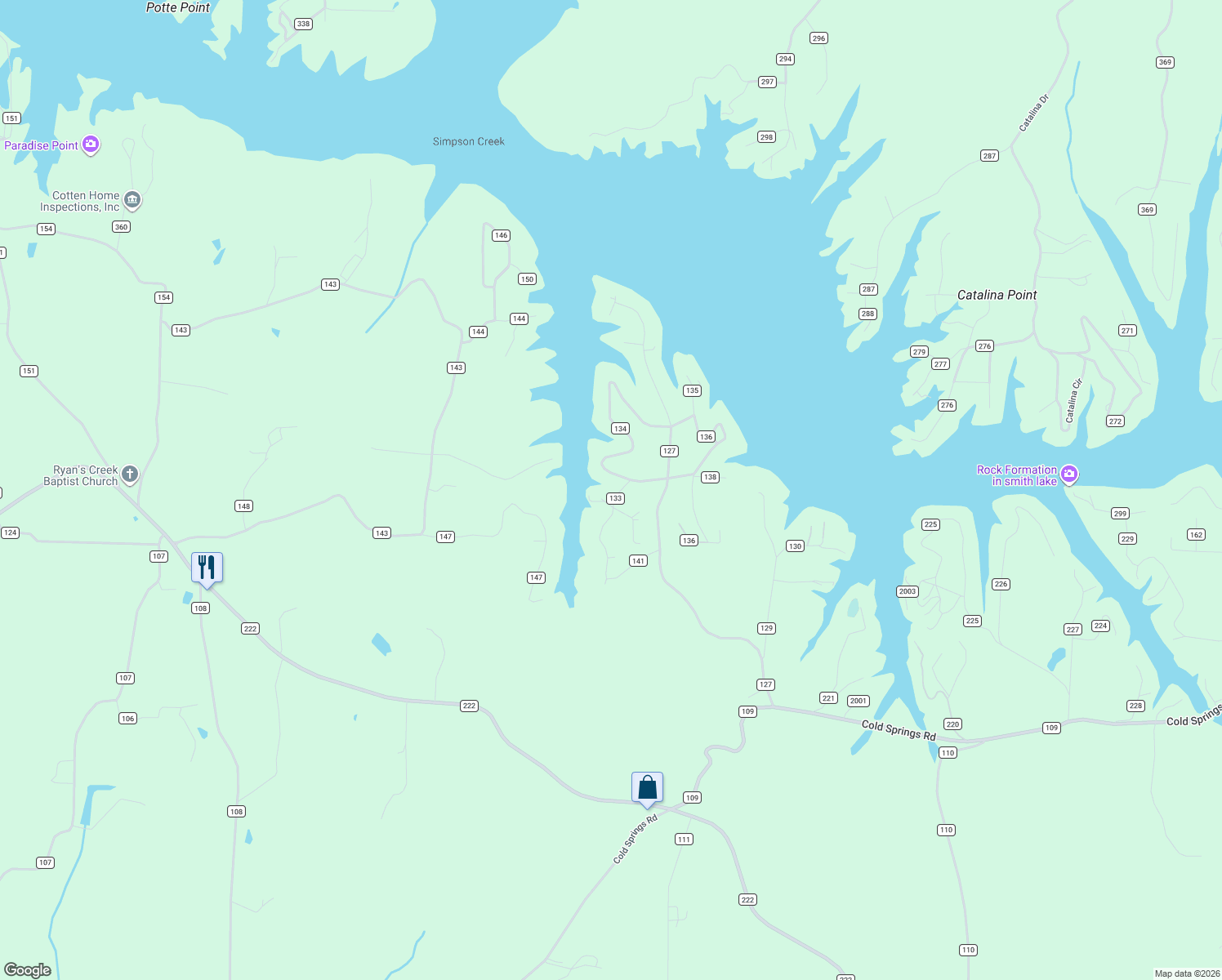 map of restaurants, bars, coffee shops, grocery stores, and more near 60 County Road 133 in Bremen