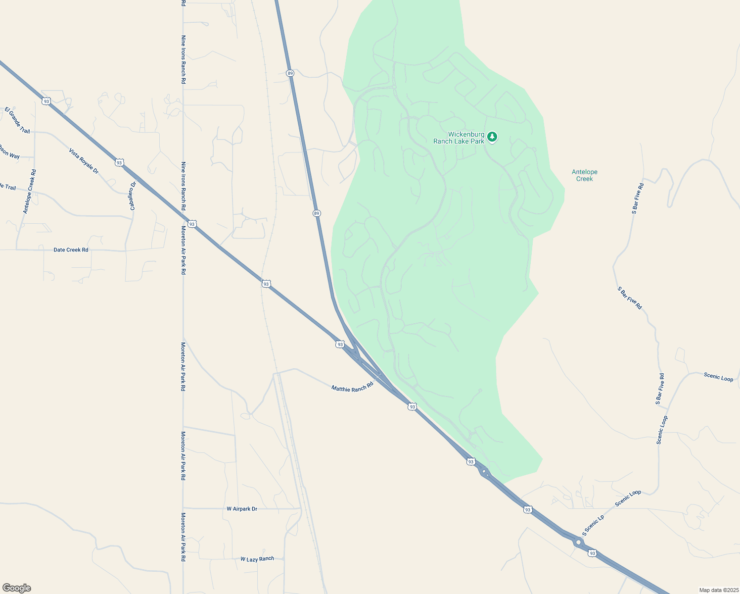 map of restaurants, bars, coffee shops, grocery stores, and more near 2865 Goldmine Canyon Way in Wickenburg