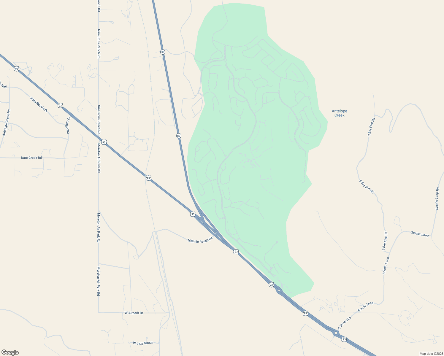 map of restaurants, bars, coffee shops, grocery stores, and more near 3845 Farrier Anvil Lane in Wickenburg