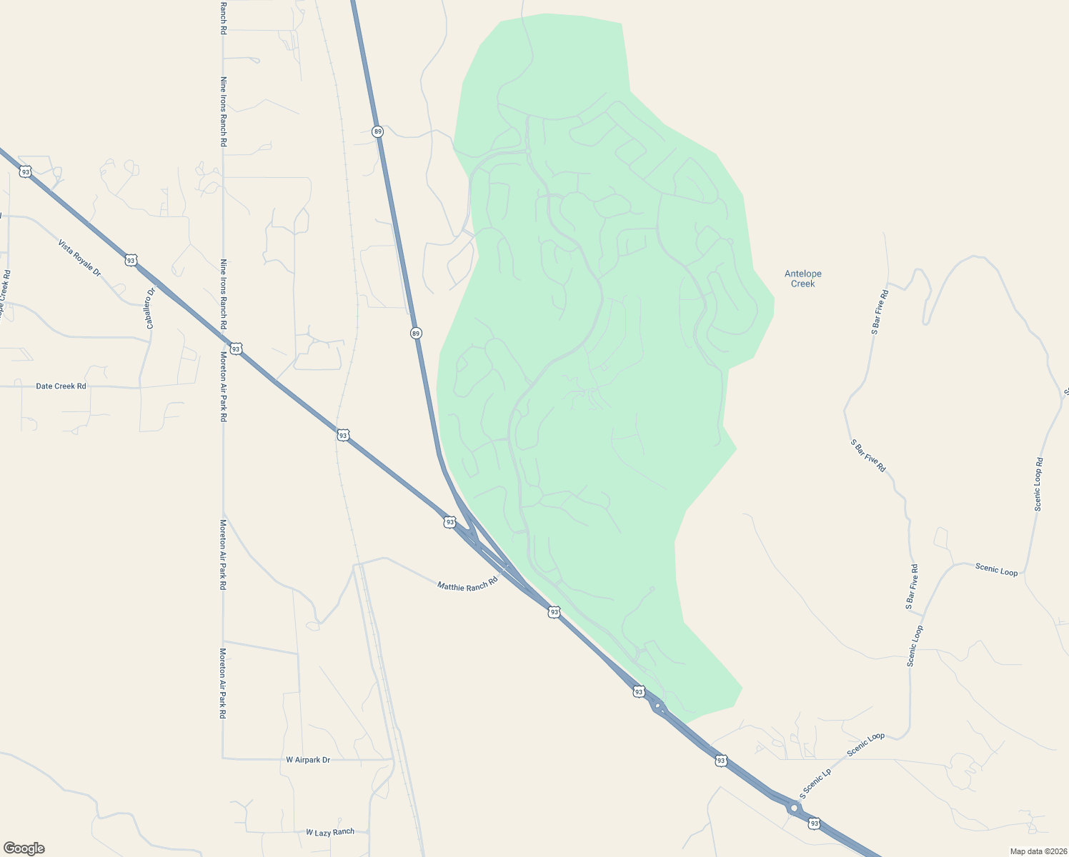 map of restaurants, bars, coffee shops, grocery stores, and more near 3845 Farrier Anvil Lane in Wickenburg