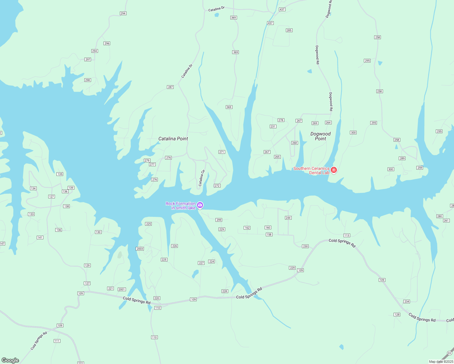 map of restaurants, bars, coffee shops, grocery stores, and more near 190 County Road 272 in Cullman