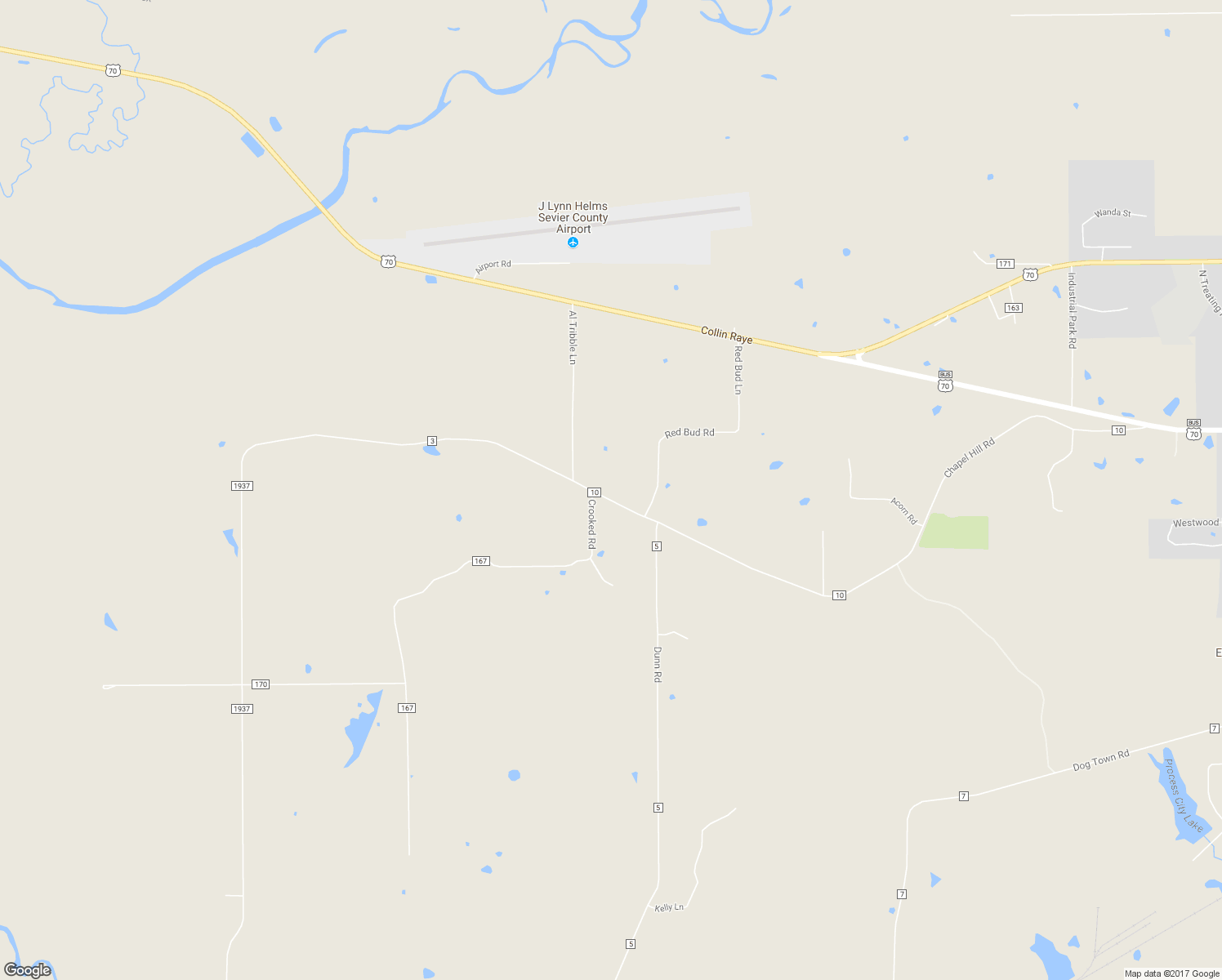 map of restaurants, bars, coffee shops, grocery stores, and more near 484 Chapel Hill Road in De Queen