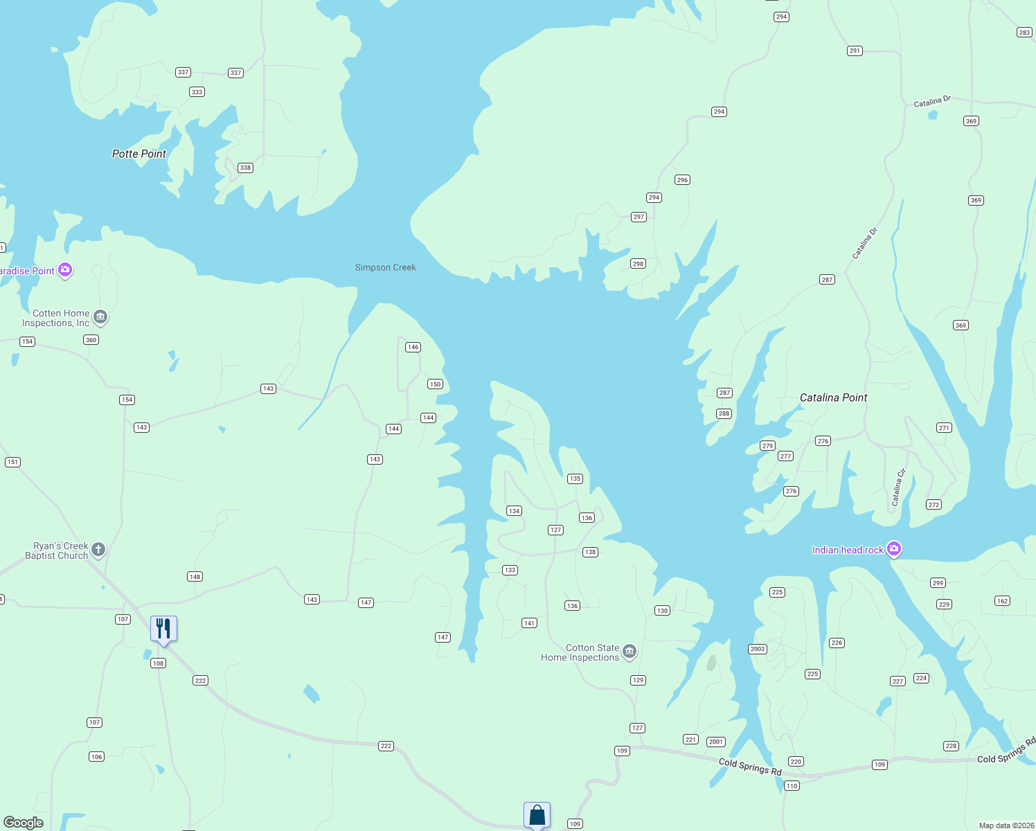 map of restaurants, bars, coffee shops, grocery stores, and more near 1429 County Road 127 in Bremen
