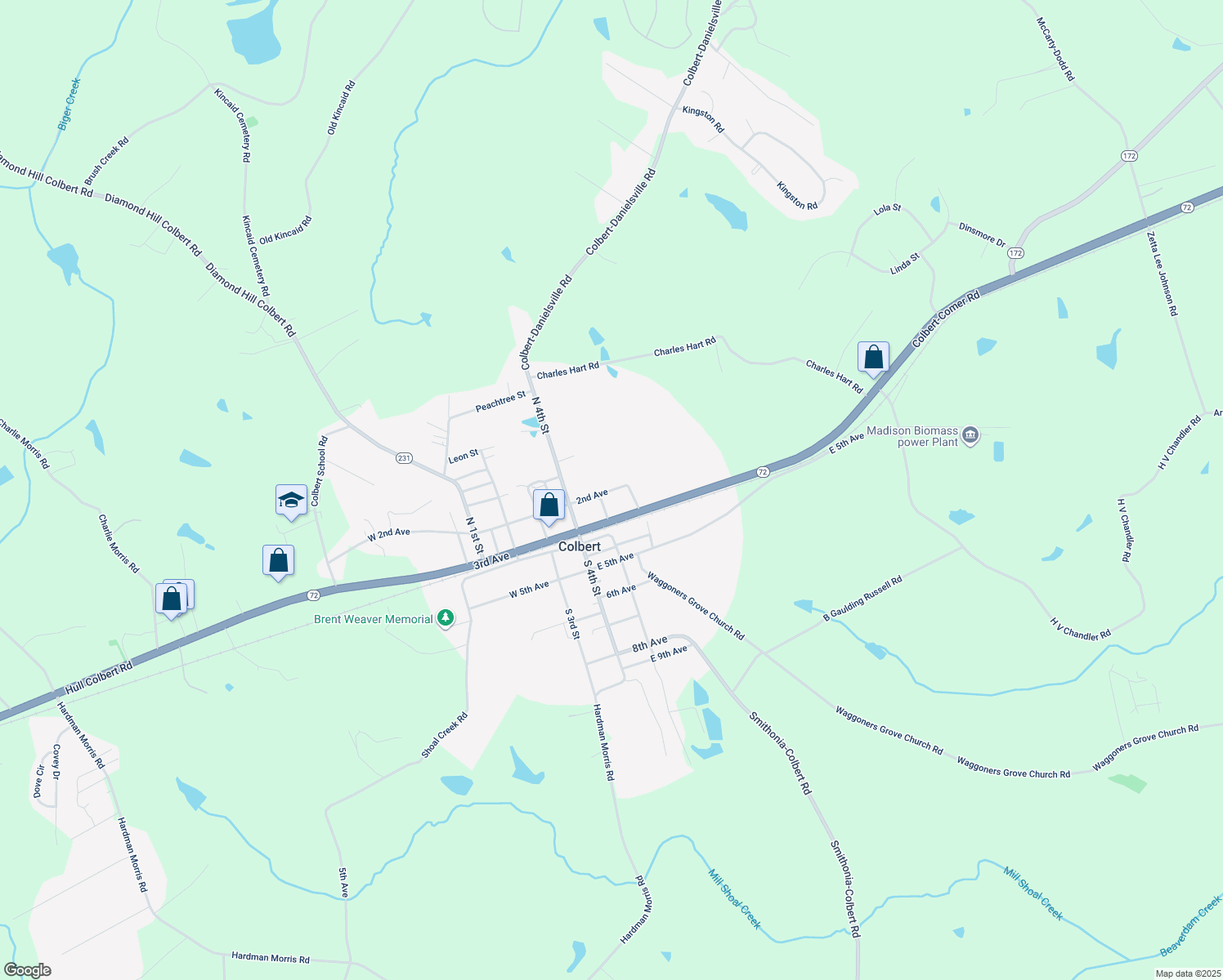 118 2nd Avenue, Colbert GA Walk Score