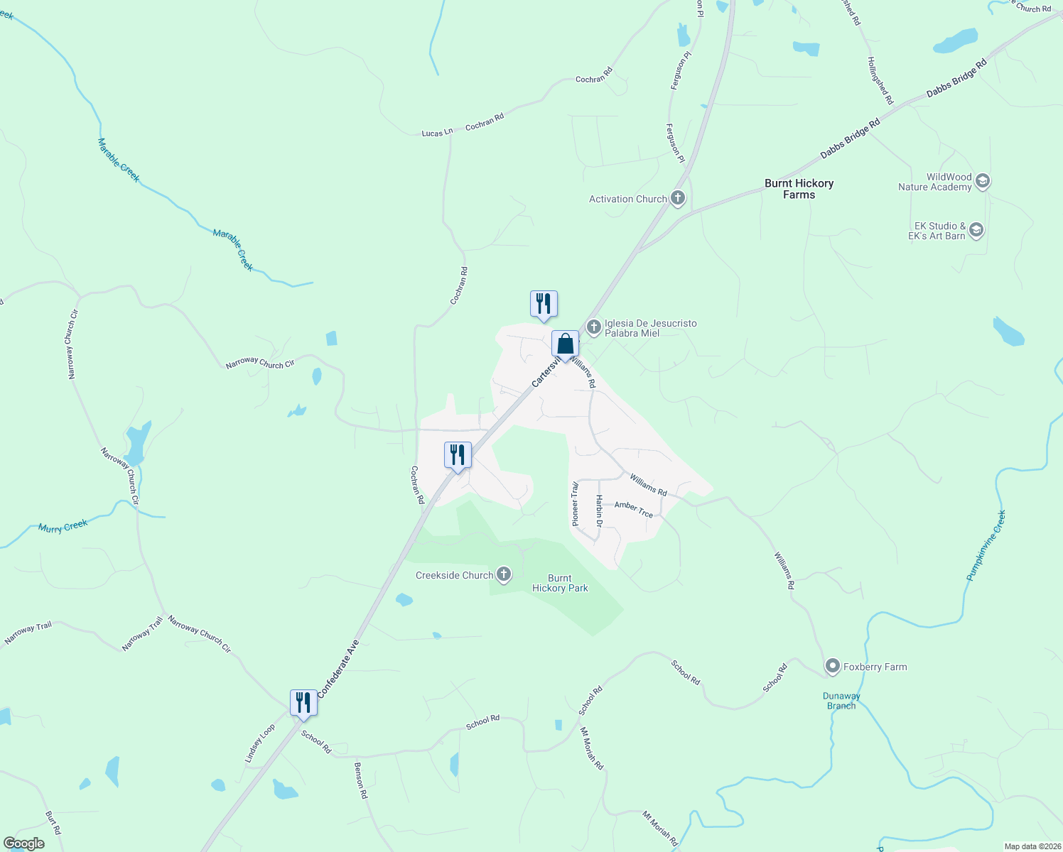 map of restaurants, bars, coffee shops, grocery stores, and more near 41 Stephen Court in Dallas