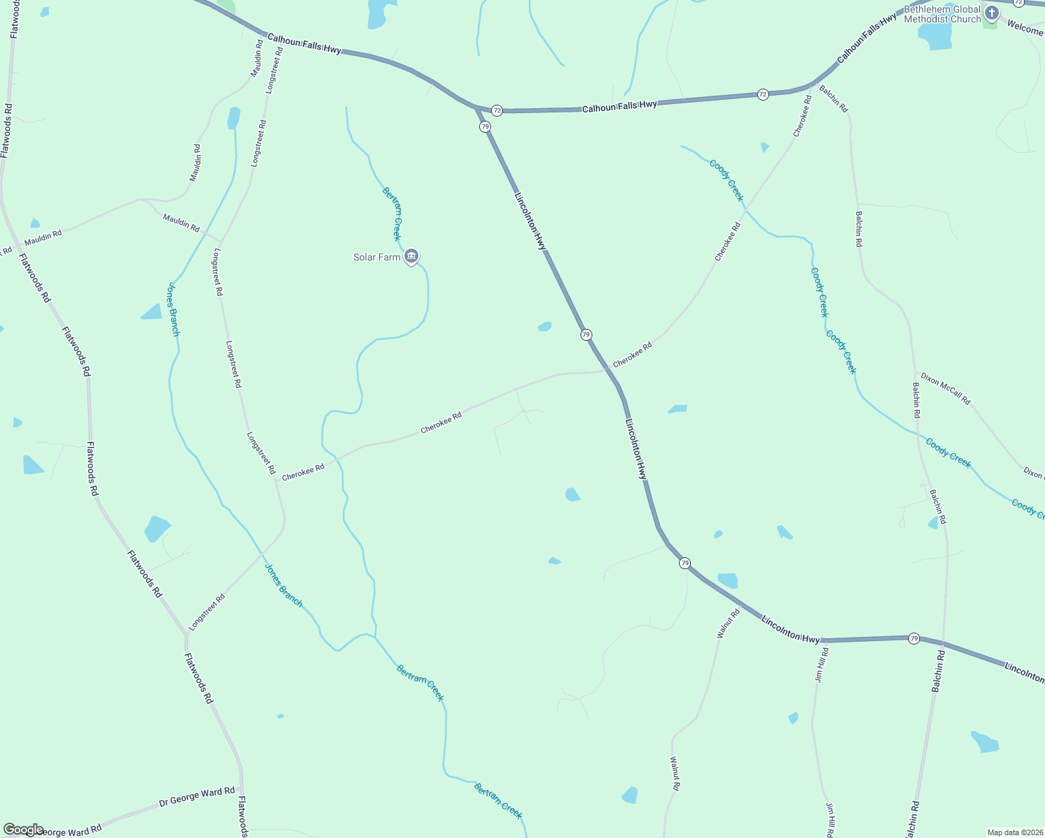 map of restaurants, bars, coffee shops, grocery stores, and more near 1920 Dimps Allen Road in Elberton