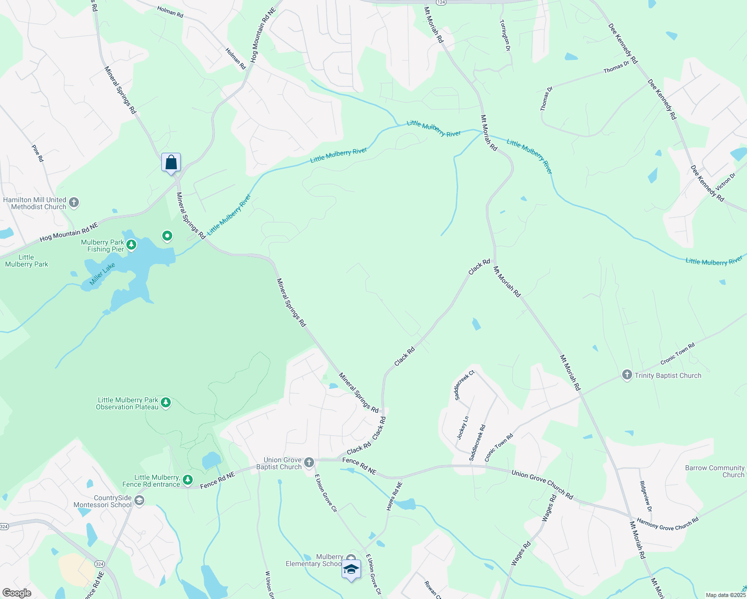 map of restaurants, bars, coffee shops, grocery stores, and more near 1168 Woodtrace Lane in Auburn
