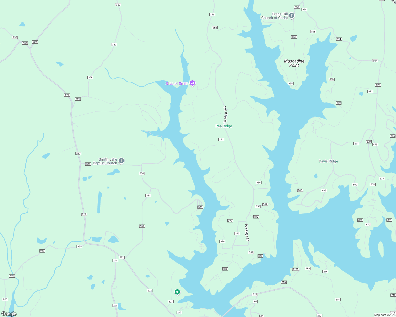 map of restaurants, bars, coffee shops, grocery stores, and more near 828 County Road 354 in Crane Hill