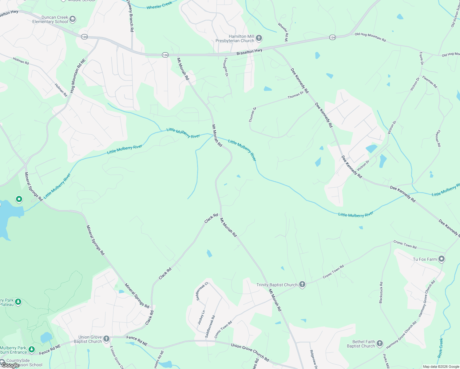 map of restaurants, bars, coffee shops, grocery stores, and more near 948 Mulberry Fields Cove Northeast in Auburn