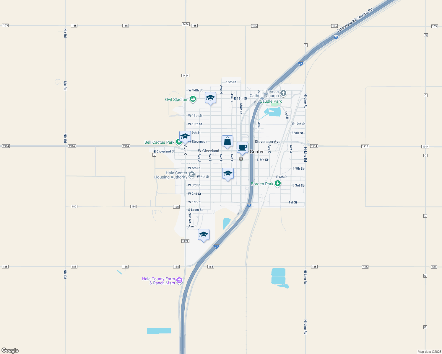 West 4th Street, Hale Center TX Walk Score