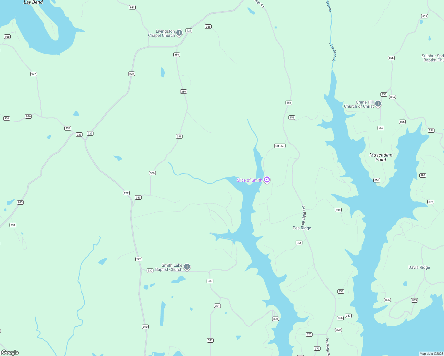 map of restaurants, bars, coffee shops, grocery stores, and more near in Crane Hill