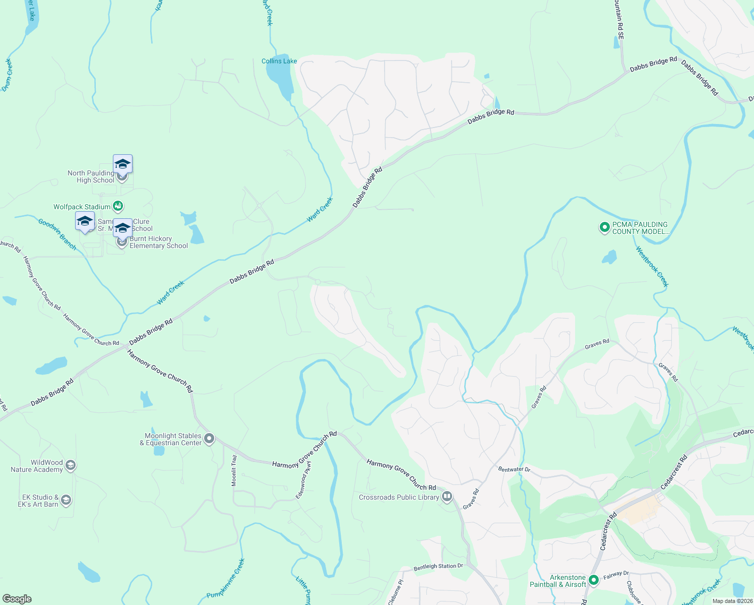 map of restaurants, bars, coffee shops, grocery stores, and more near 36 Rivers End Court in Dallas