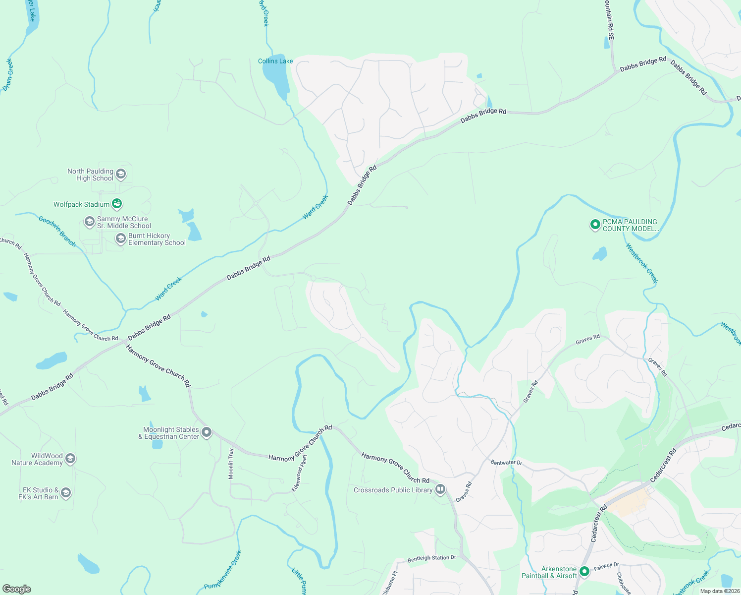 map of restaurants, bars, coffee shops, grocery stores, and more near 36 Rivers End Court in Dallas