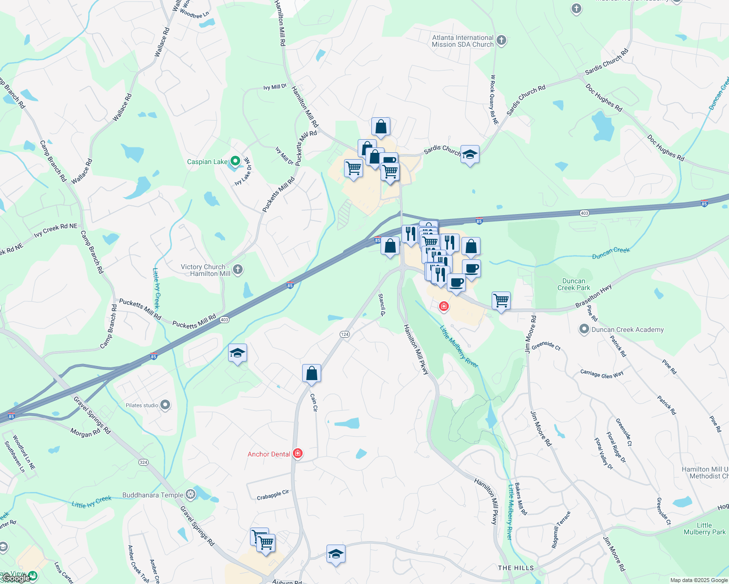 Braselton Highway, County GA Walk Score