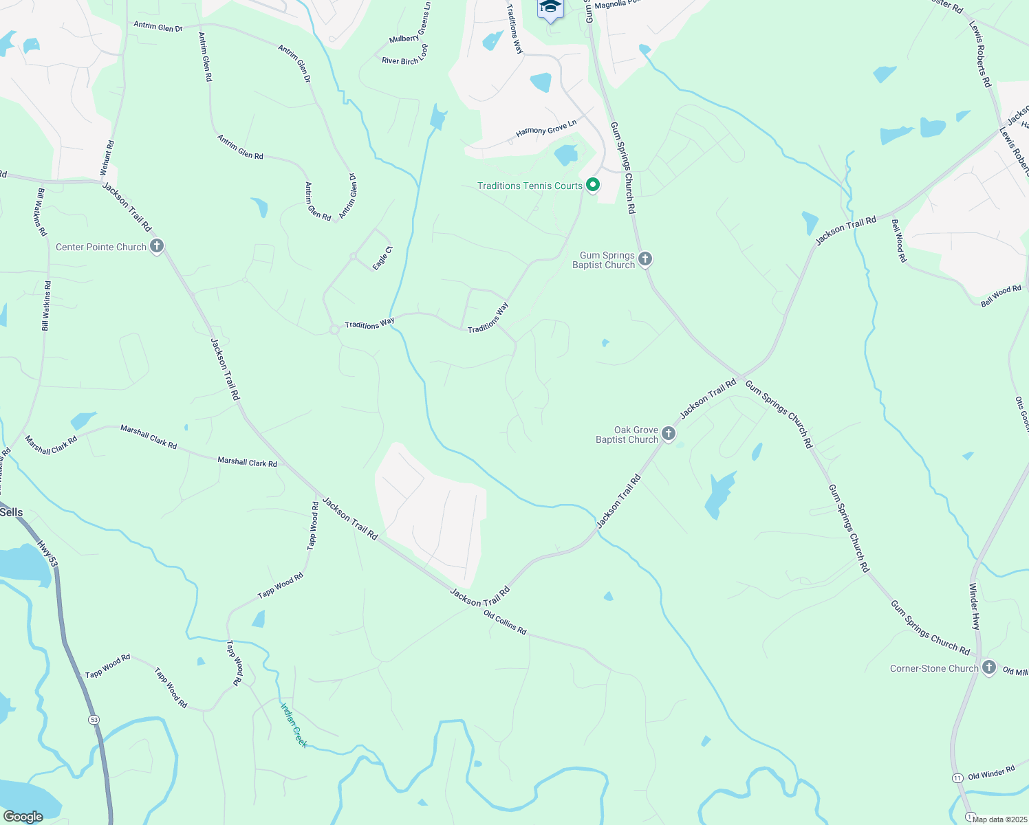map of restaurants, bars, coffee shops, grocery stores, and more near 3796 Cheyenne Lane in Jefferson