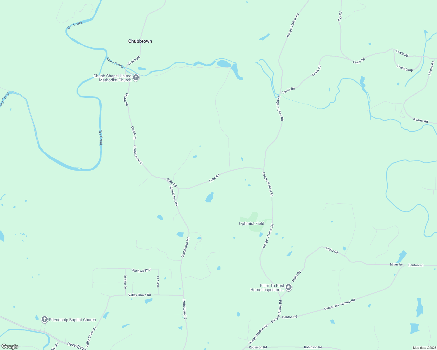 map of restaurants, bars, coffee shops, grocery stores, and more near Duke Road in Cedartown