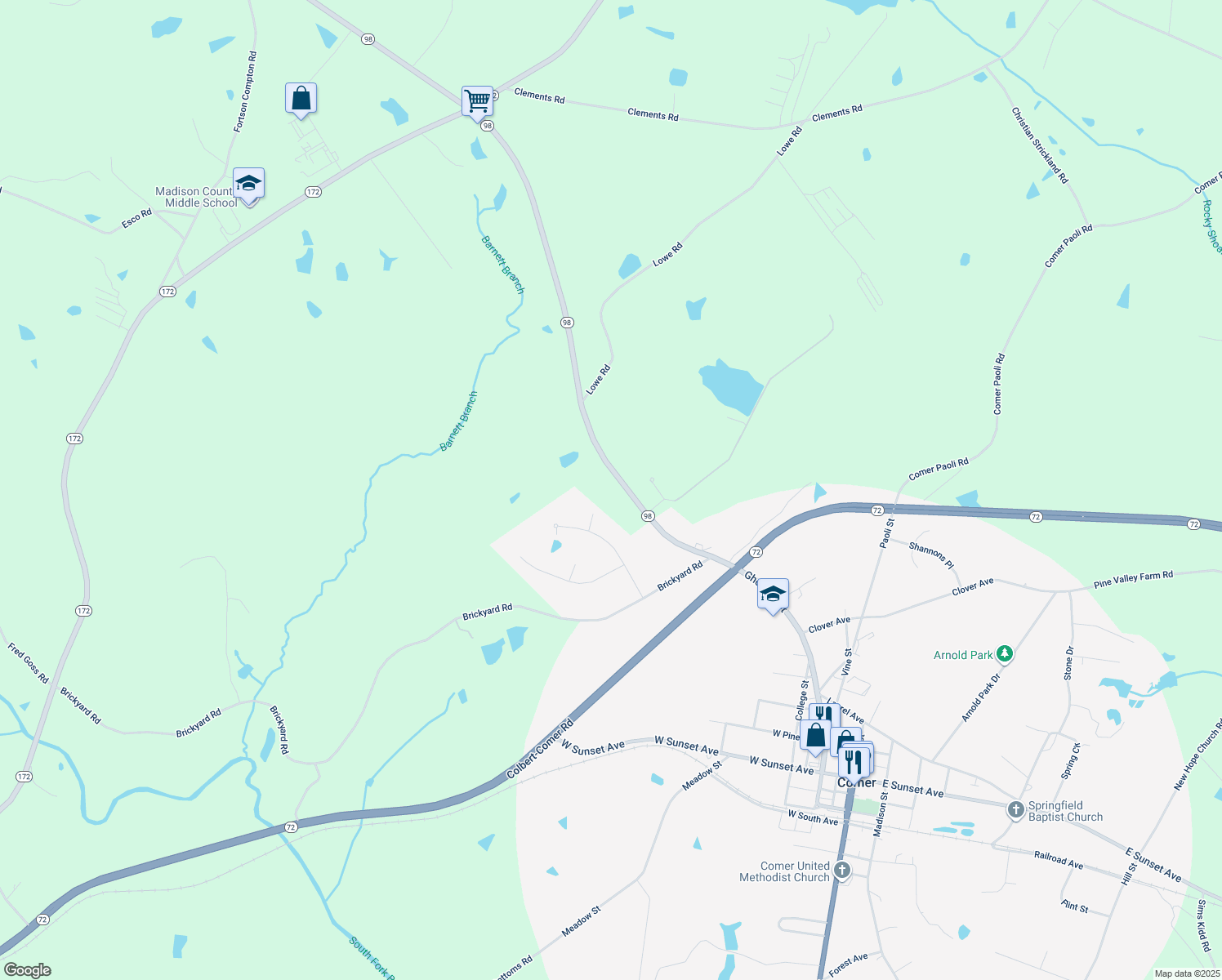 6320 98, Comer GA Walk Score