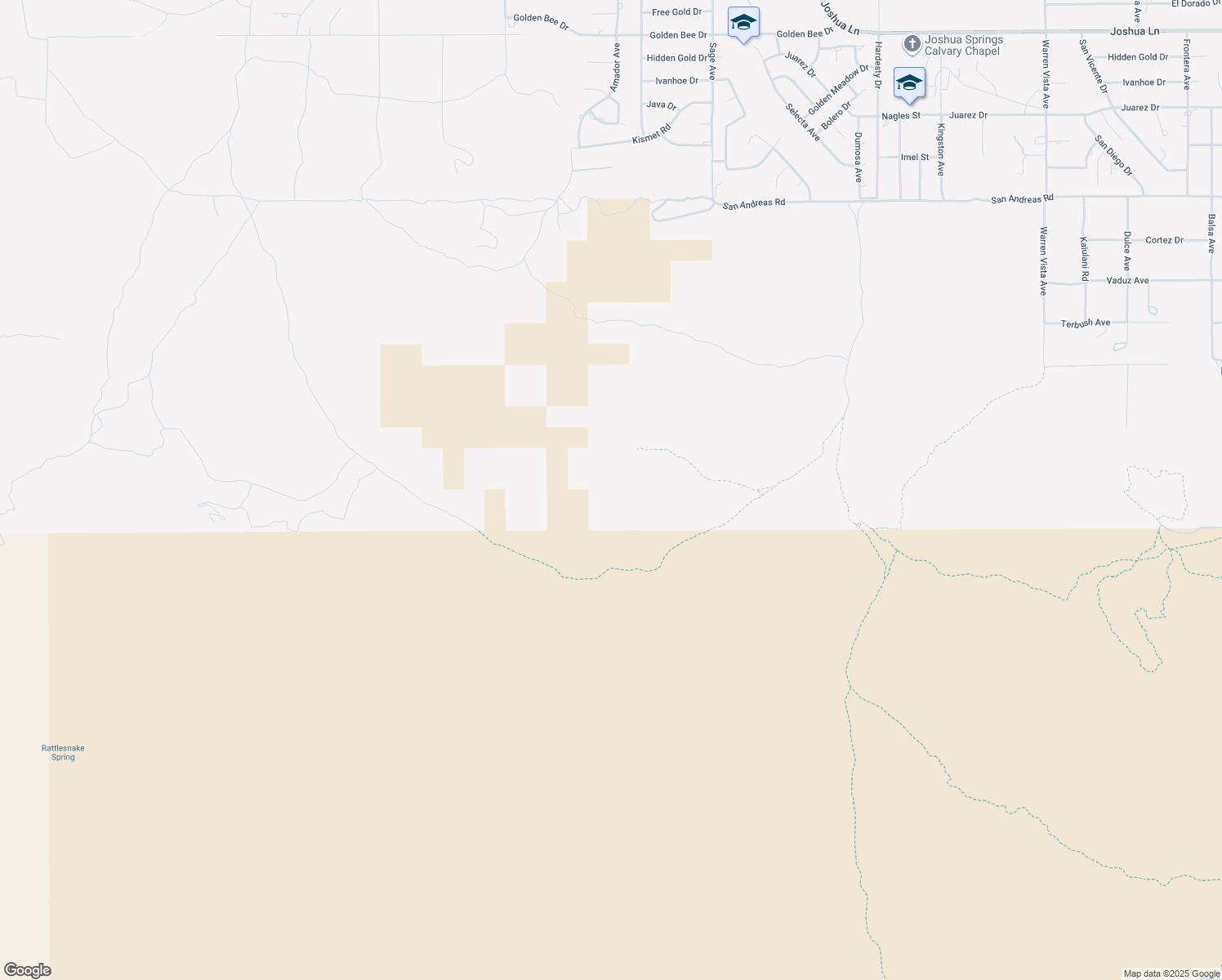 map of restaurants, bars, coffee shops, grocery stores, and more near 2 Elata Avenue in Yucca Valley
