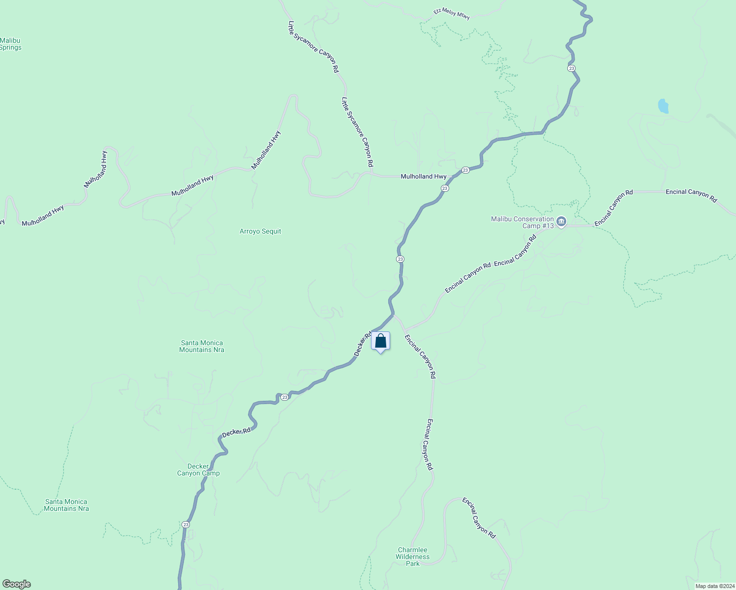 map of restaurants, bars, coffee shops, grocery stores, and more near 33240 Hassted Drive in Malibu