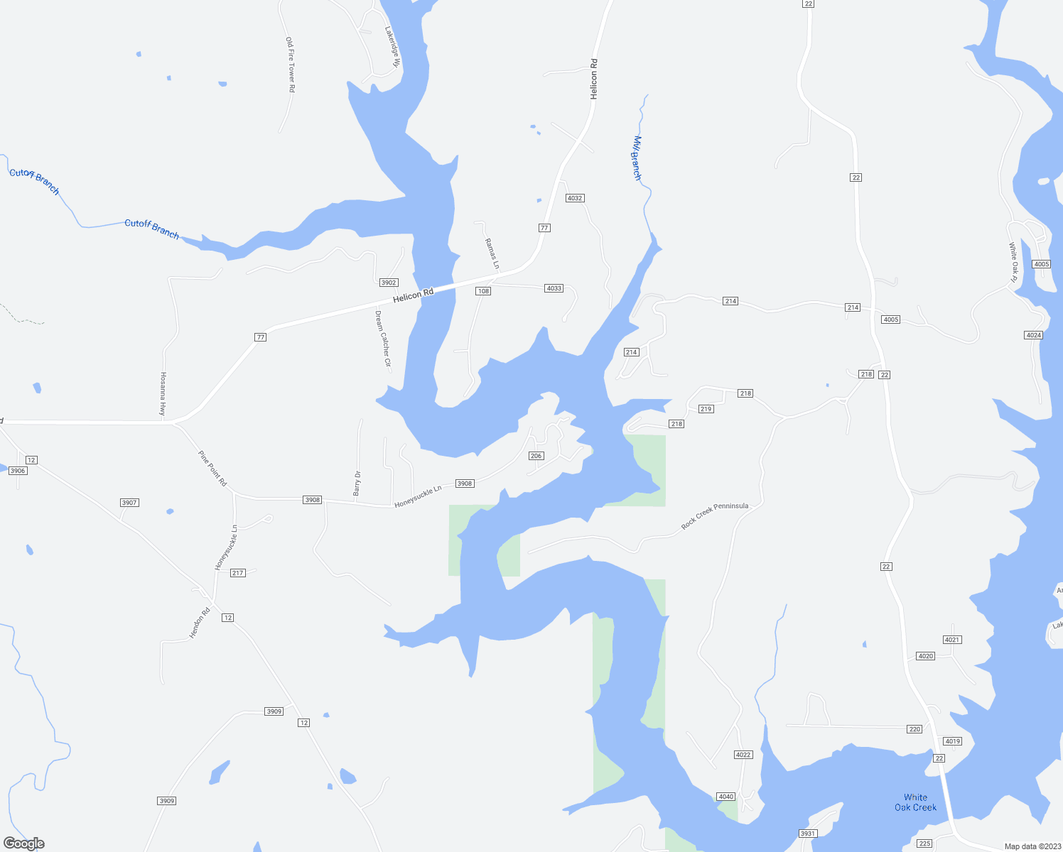 map of restaurants, bars, coffee shops, grocery stores, and more near 1455 Honeysuckle Lane in Arley