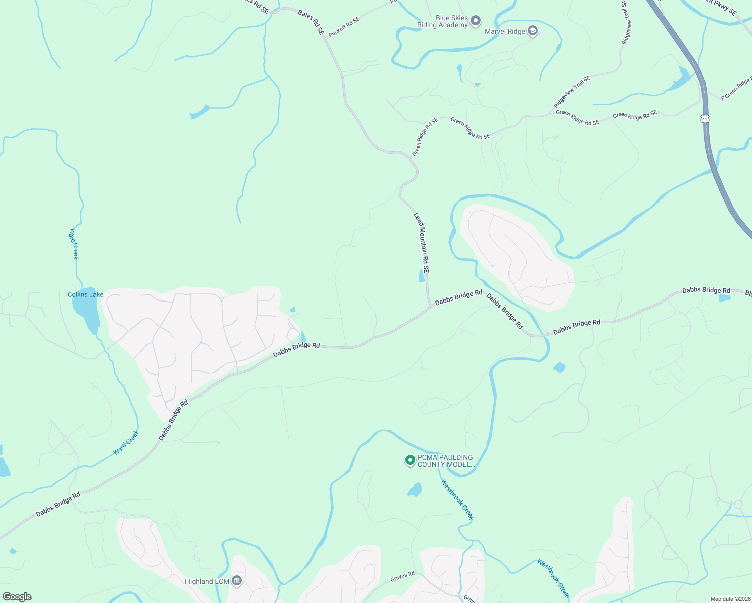 map of restaurants, bars, coffee shops, grocery stores, and more near 190 Briarcliff Path in Acworth