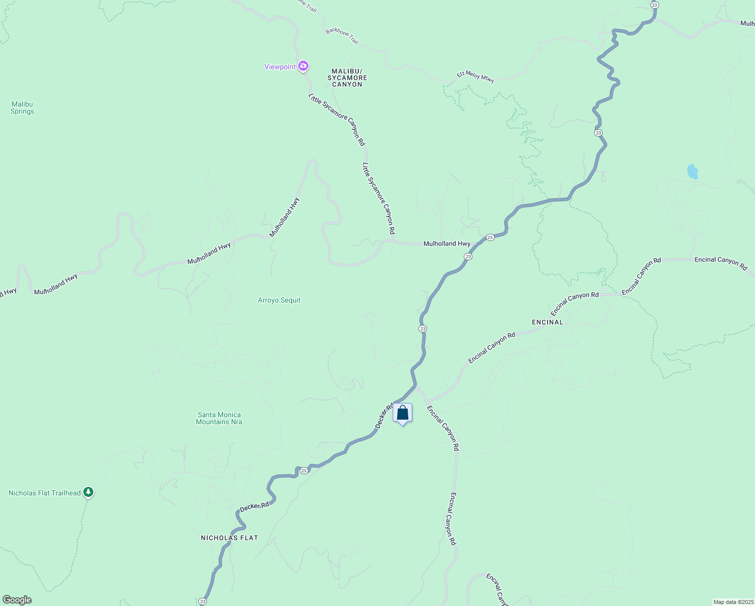 map of restaurants, bars, coffee shops, grocery stores, and more near 33330 Hassted Drive in Malibu