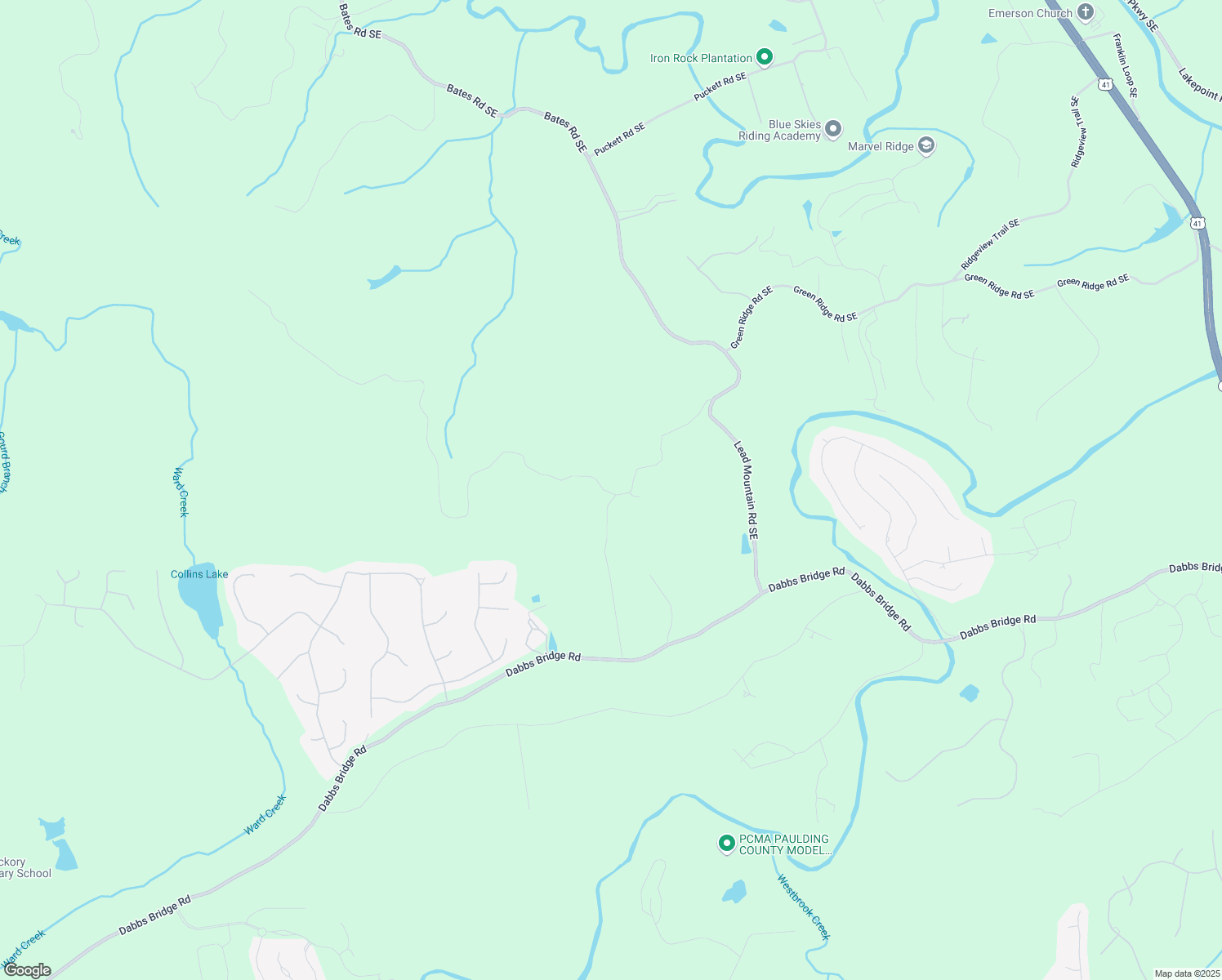 map of restaurants, bars, coffee shops, grocery stores, and more near 5351 Crystal Mountain Road in Acworth