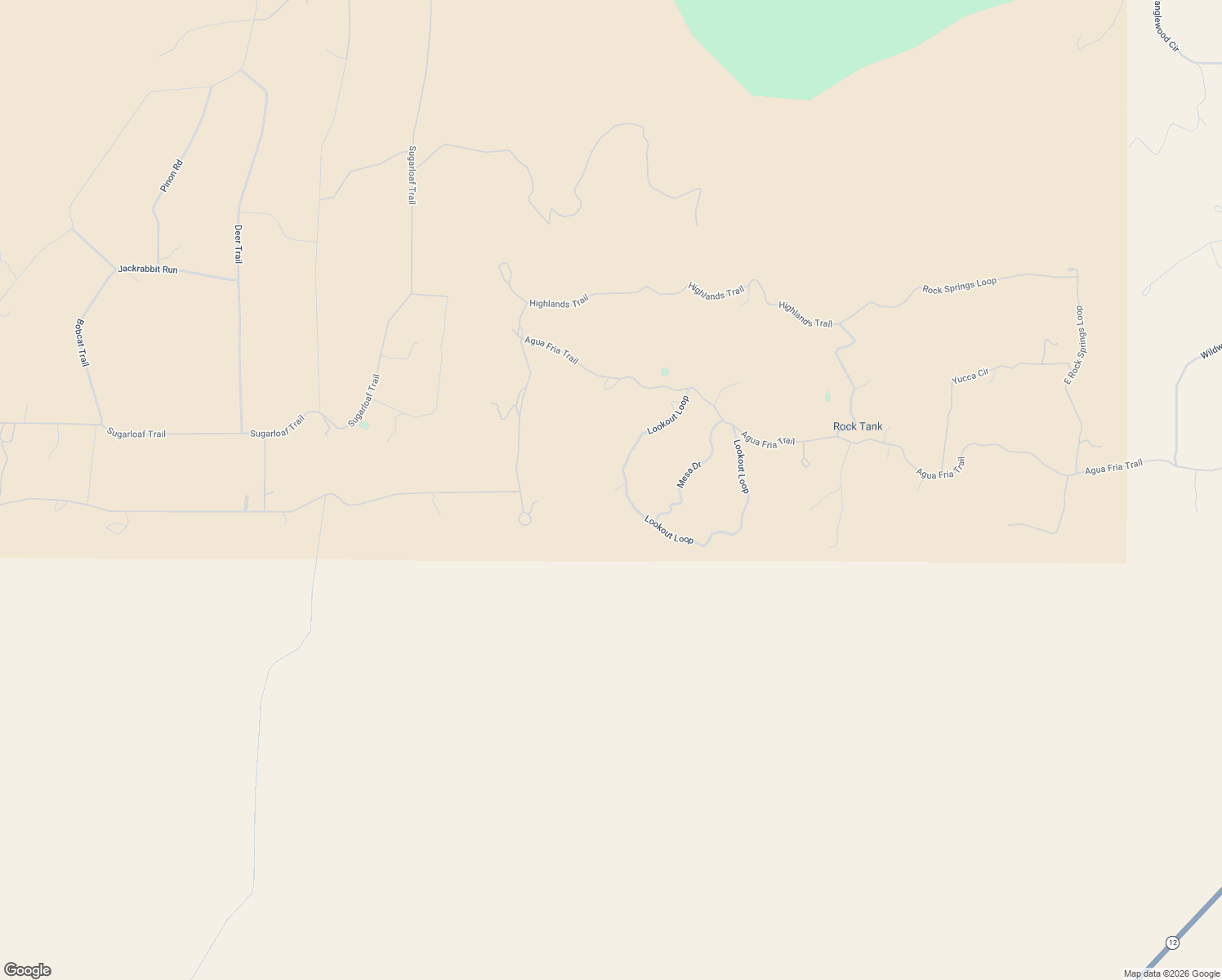 map of restaurants, bars, coffee shops, grocery stores, and more near 76 Lookout Loop in Datil