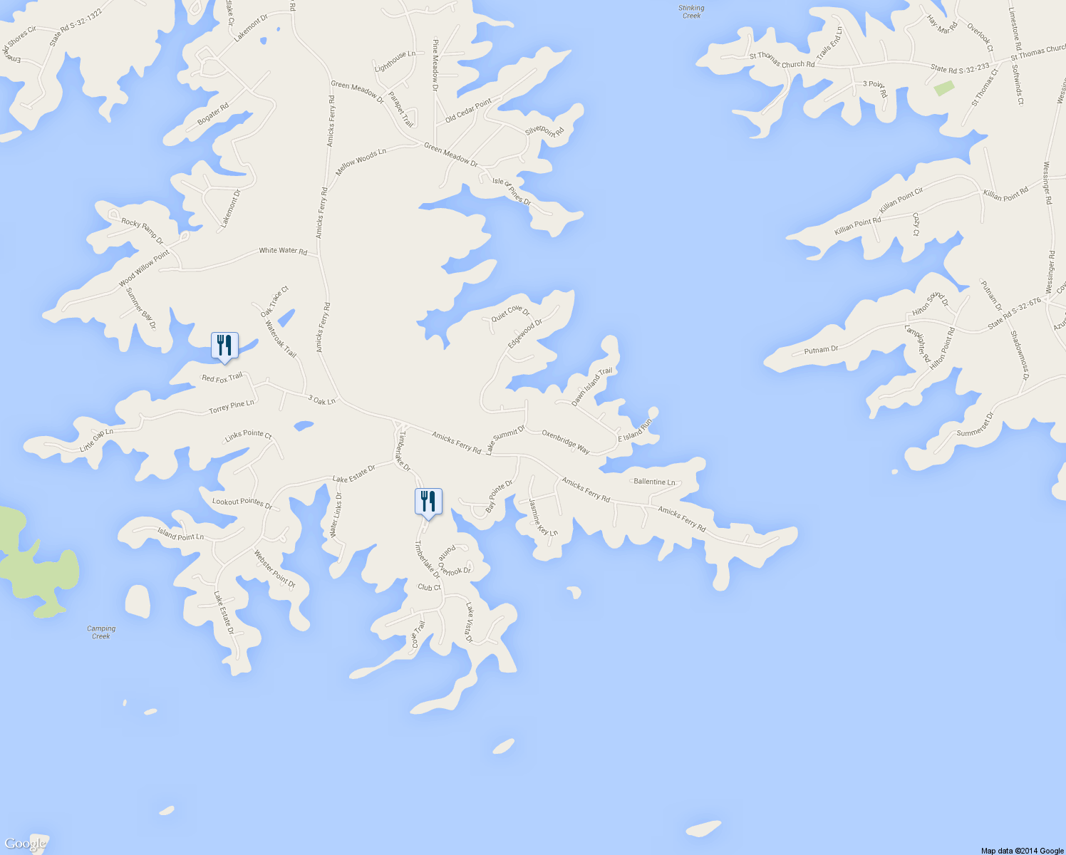 map of restaurants, bars, coffee shops, grocery stores, and more near 311 Oxenbridge Way in Chapin