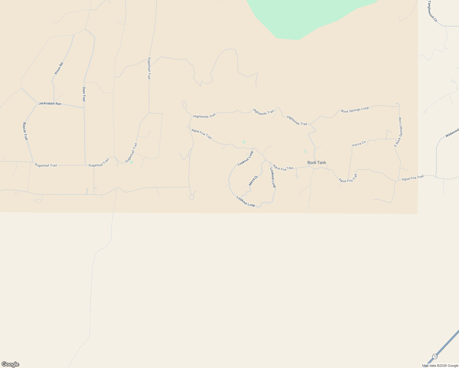 map of restaurants, bars, coffee shops, grocery stores, and more near 76 Lookout Loop in Datil