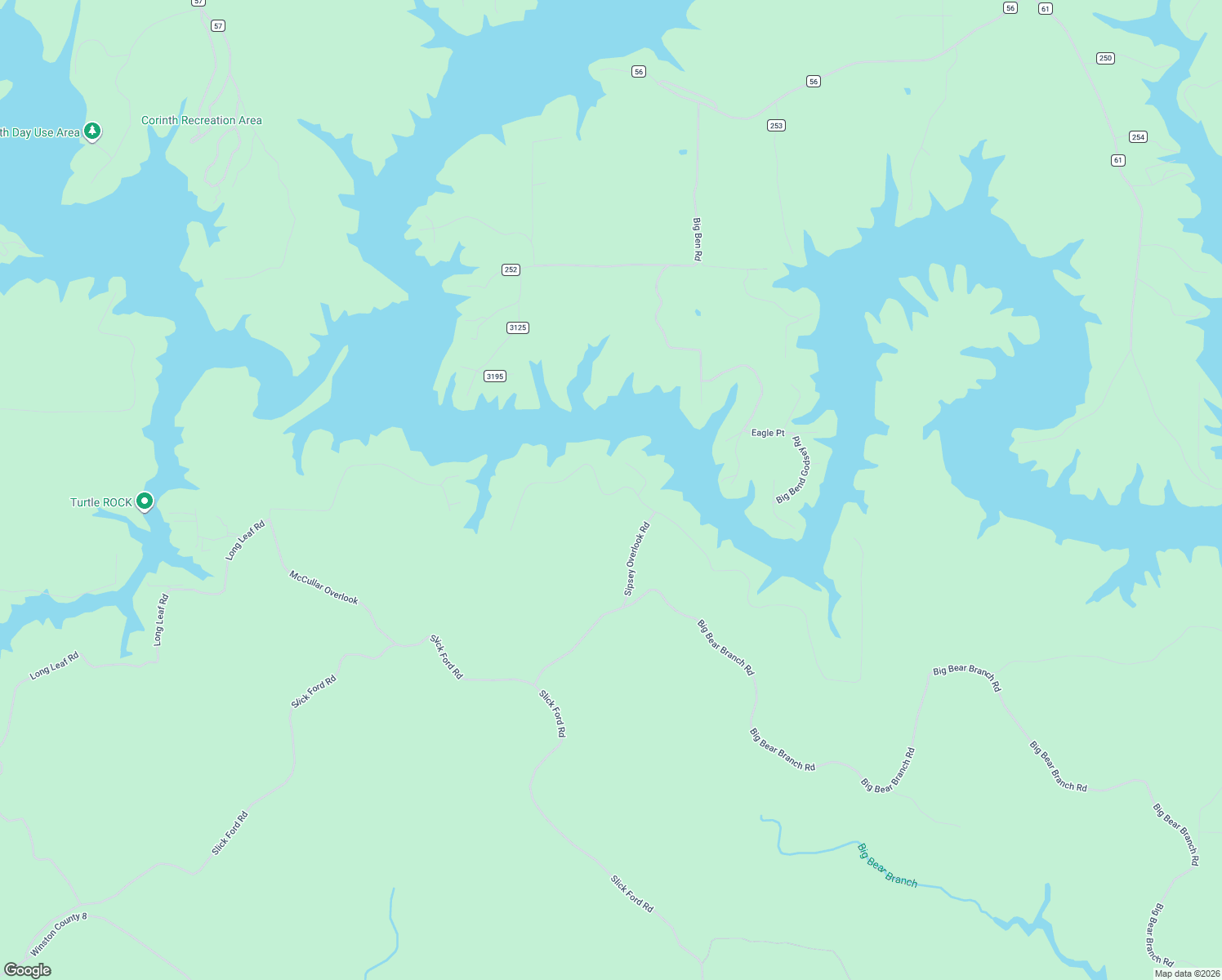 map of restaurants, bars, coffee shops, grocery stores, and more near Candice Lane in Double Springs