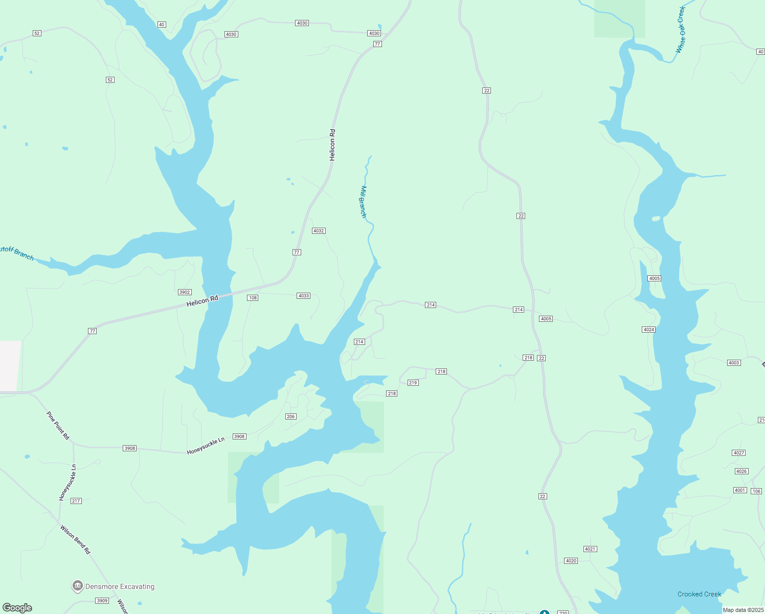map of restaurants, bars, coffee shops, grocery stores, and more near 68-1144 County Road 214 in Arley
