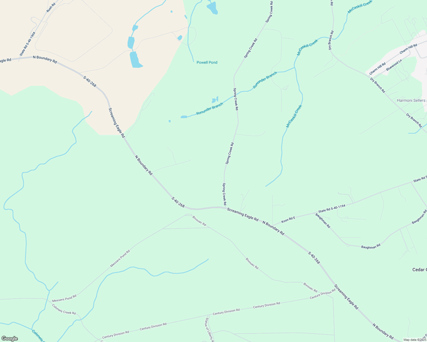 map of restaurants, bars, coffee shops, grocery stores, and more near 1065 Spring Creek Rd in Lugoff