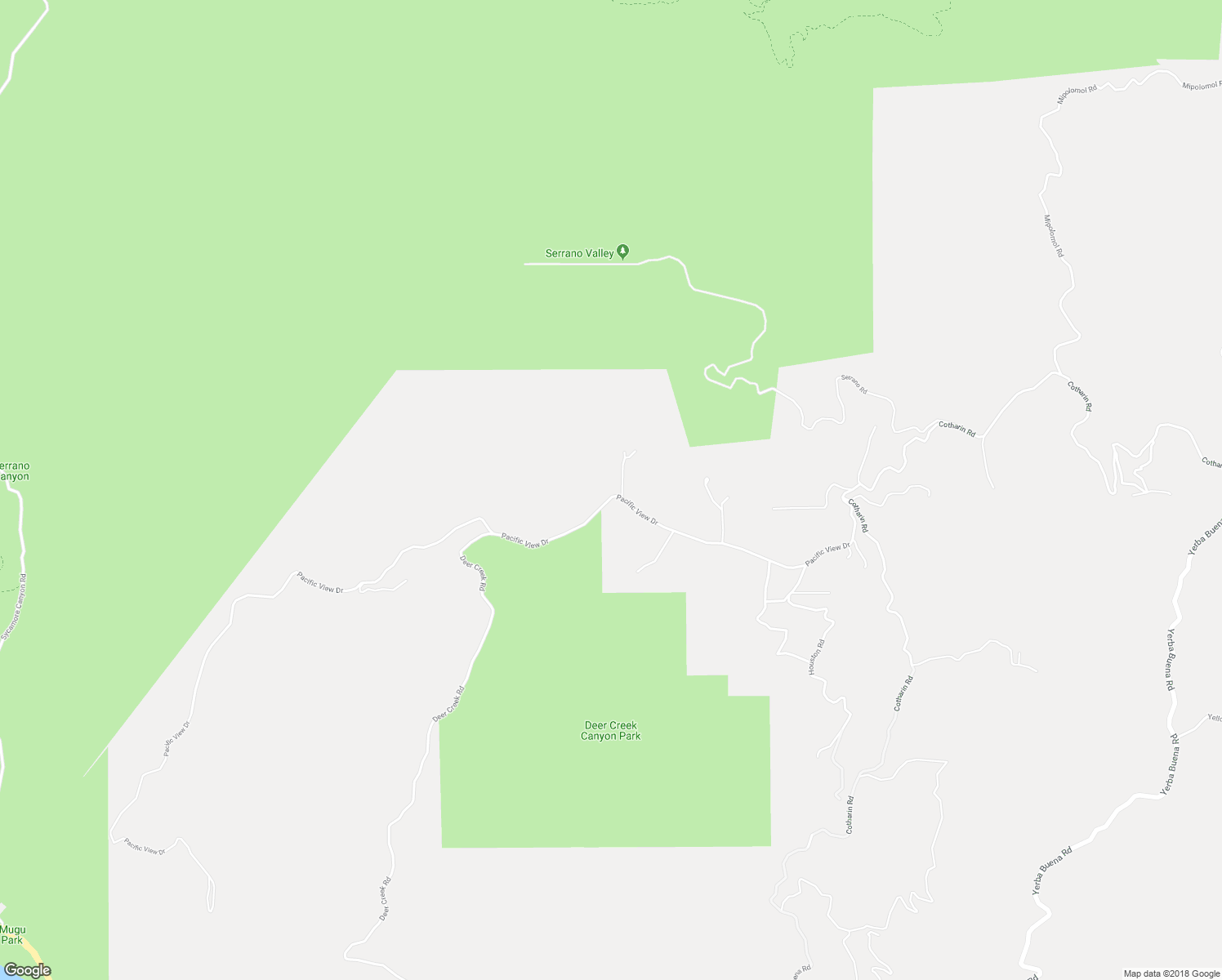 map of restaurants, bars, coffee shops, grocery stores, and more near 10751 Pacific View Drive in Malibu