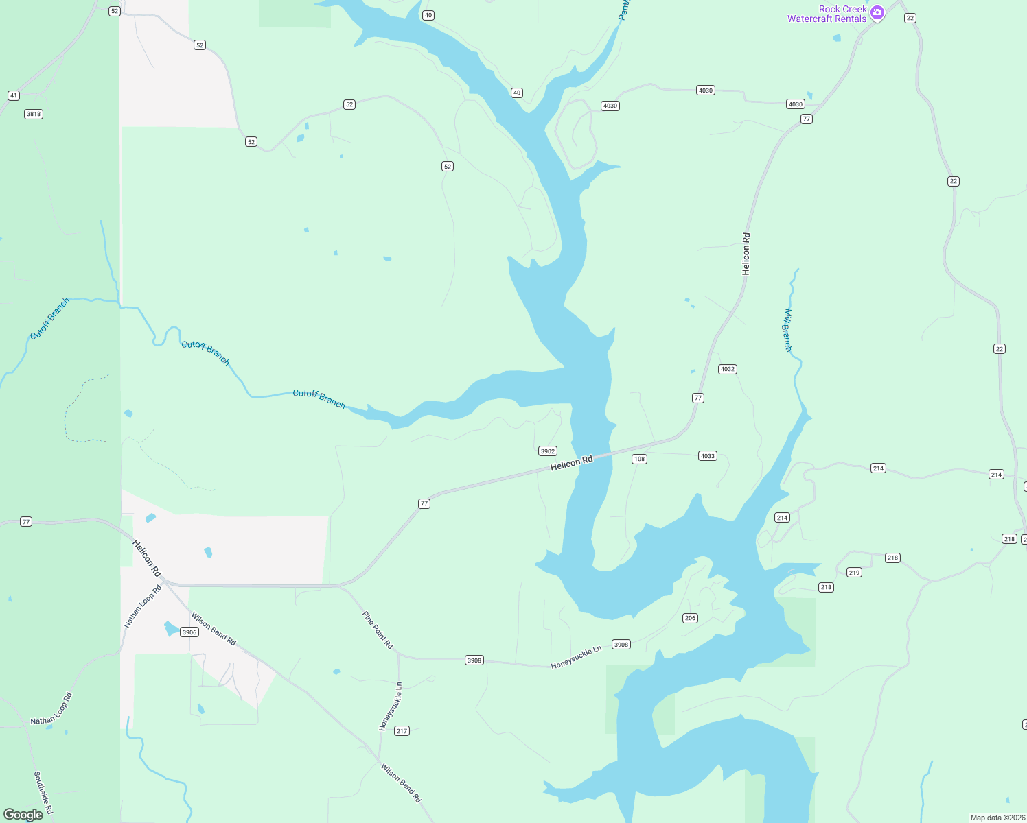 map of restaurants, bars, coffee shops, grocery stores, and more near County Road 3902 in Arley