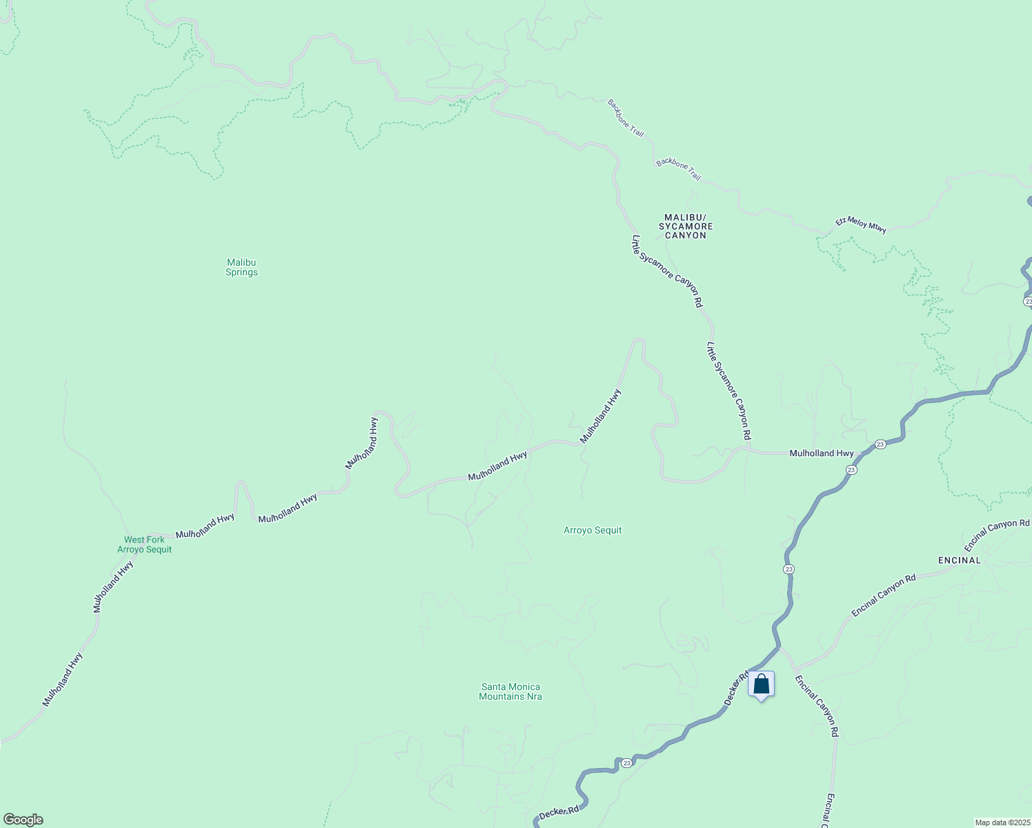 map of restaurants, bars, coffee shops, grocery stores, and more near 34229 Mulholland Highway in Malibu