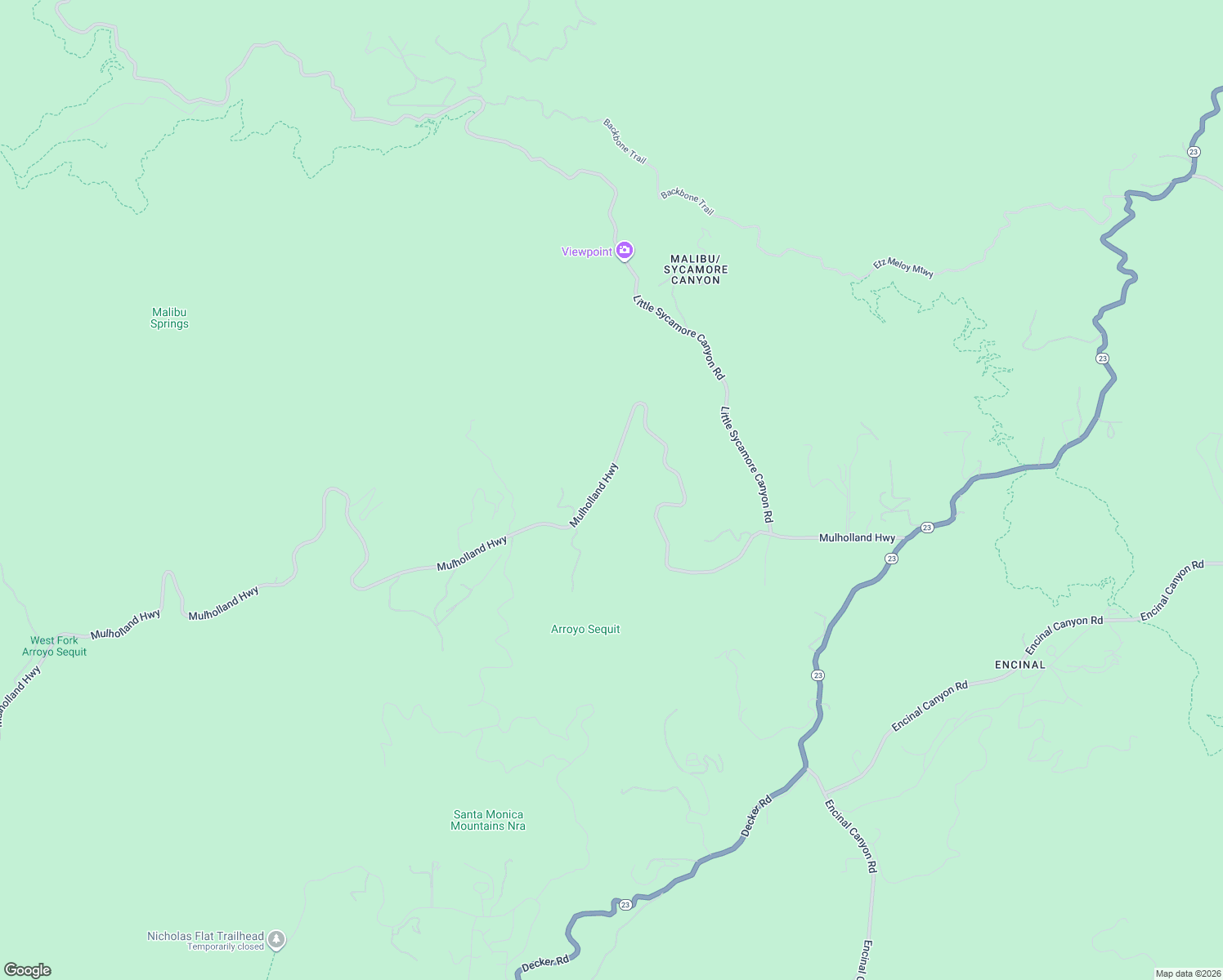 map of restaurants, bars, coffee shops, grocery stores, and more near 34134 Mulholland Highway in Malibu